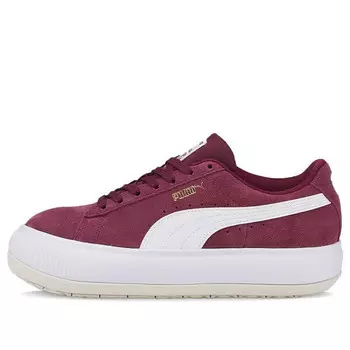 Кроссовки suede mayu sneakers purple/red Puma, фиолетовый