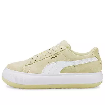 Кроссовки suede mayu thick sole minimalistic casual skateboarding shoes khaki Puma, хаки