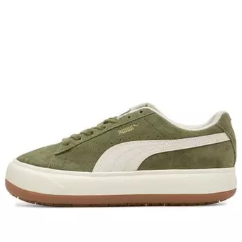 Кроссовки suede mayu up Puma, зеленый