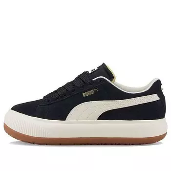 Кроссовки suede mayu up sneakers black/white Puma, черный