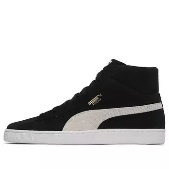 Кроссовки suede mid 21 'black' Puma, черный