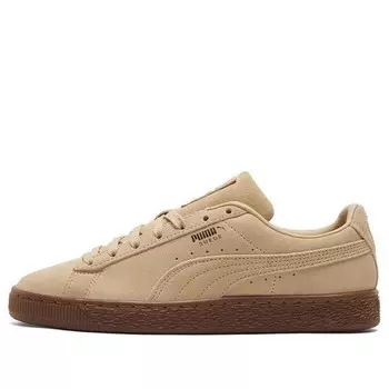 Кроссовки suede 'pebble gum' Puma, хаки