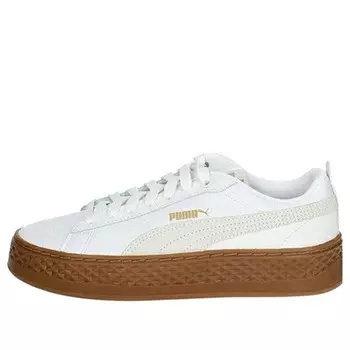 Кроссовки suede platform leather sneaker ' white' Puma, белый