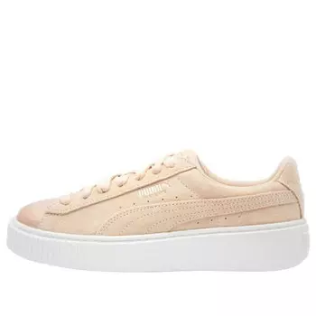 Кроссовки suede platform lunalux Puma, черный