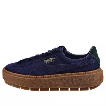 Кроссовки suede platform 'purple' Puma, фиолетовый