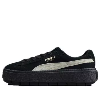 Кроссовки suede platform trace 'black' Puma, черный