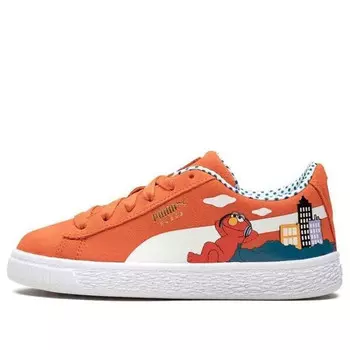 Кроссовки suede sesame street 50 'sesame street - elmo' Puma, оранжевый