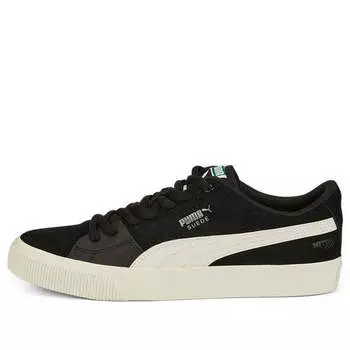 Кроссовки suede skate nitro og 'black whisper white' Puma, черный