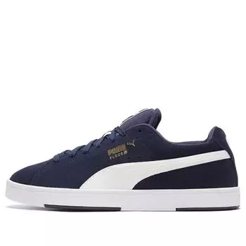 Кроссовки suede skate shoes 'blue white' Puma, синий