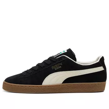 Кроссовки suede terrace 'black gum' Puma, черный