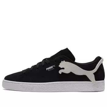 Кроссовки suede 'the cat - black' Puma, черный