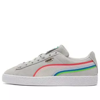Кроссовки suede triplex tech 'grey violet' Puma, серый