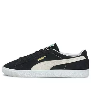 Кроссовки suede vintage made in italy 1968 'black' Puma, черный