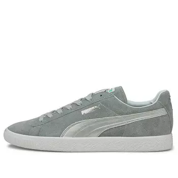 Кроссовки suede vintage made in japan 'quarry silver' Puma, серый