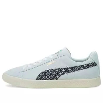 Кроссовки suede vintage made in japan 'sashiko - vaporous grey' Puma, синий