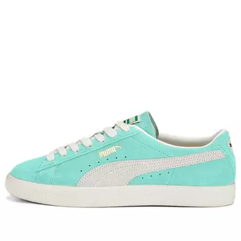 Кроссовки suede vintage 'mint frosted ivory' Puma, зеленый