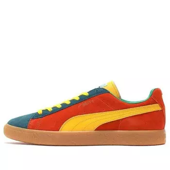 Кроссовки suede vtg mij low tops retro skateboarding shoes orange Puma, оранжевый