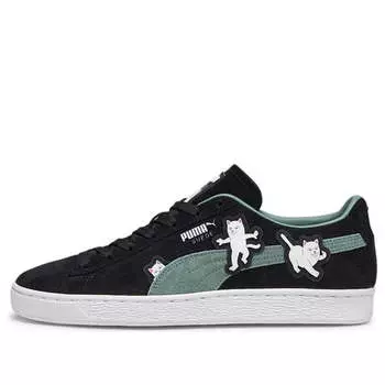 Кроссовки suede x ripndip 'lord nermal - black eucalyptus' Puma, черный