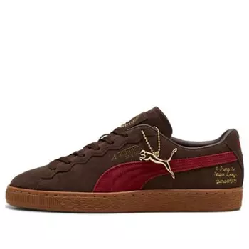 Кроссовки suede x staple 'gidra - dark chocolate' Puma, коричневый