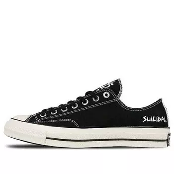 Кроссовки suicidal tendencies x chuck 70 ox 'black white' Converse, черный