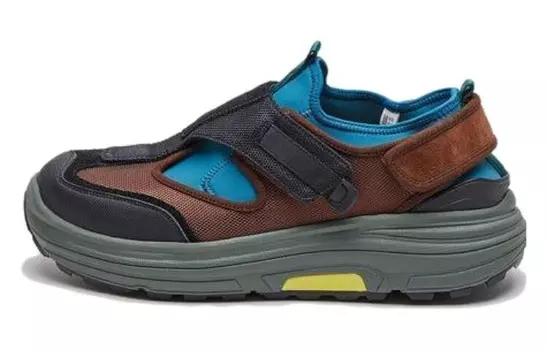 Кроссовки Suicoke TRED 'Brown Green', коричневый/синий