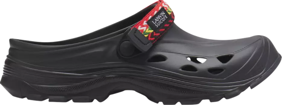 Кроссовки Suicoke x Lanvin MOK Curb 'Black', черный