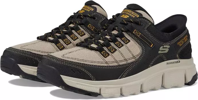 Кроссовки Summits AT Hands Free Slip-In SKECHERS, цвет Taupe/Black