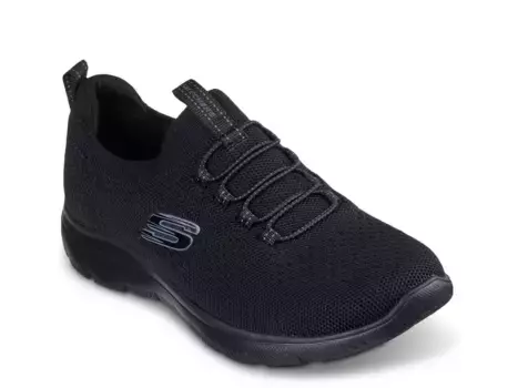 Кроссовки Summits Bungee Slip-On Sneaker Skechers, черный