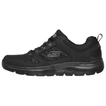 Кроссовки Summits для бега мужские с низким верхом черного цвета Skechers