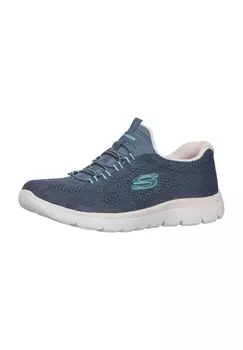 Кроссовки Summits - Fun Flair, пена с эффектом памяти, женские SKECHERS, цвет Nvmt Navy Mesh