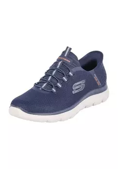 Кроссовки Summits - High Range, слипоны, дышащие, мужские SKECHERS, цвет Nvy