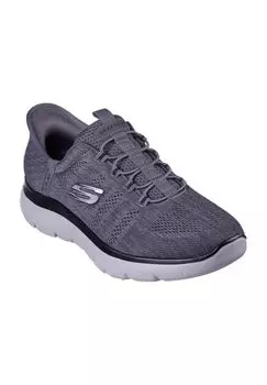 Кроссовки Summits - Key Pace, сетка, слипоны, мужские SKECHERS, цвет Ccbk