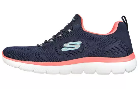 Кроссовки Summits Lifestyle женские с низким верхом, синие/розовые Skechers
