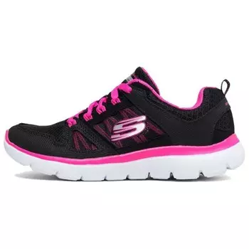 Кроссовки Summits Lifestyle женские с низким верхом, черные/пудровые Skechers