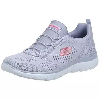 Кроссовки Summits Lifestyle женские с низким верхом светло-фиолетового/розового цвета Skechers