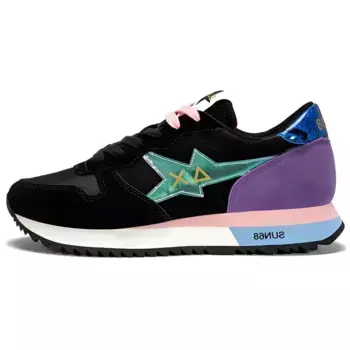 Кроссовки SUN 68 Lifestyle Shoes Women's Low-top Black, черный