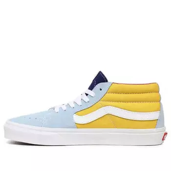 Кроссовки sunshine sk8-mid blueredyellow Vans, красный