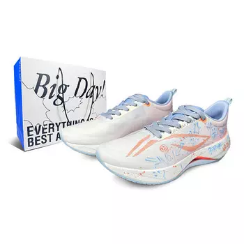 Кроссовки Super Light 21 для бега мужские с низким верхом оранжевого цвета Lining