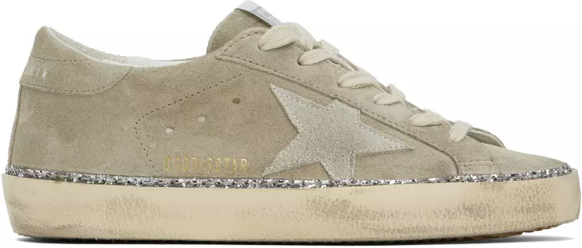 Кроссовки Super-Star Classic серо-коричневого цвета Golden Goose, Ice/Silver