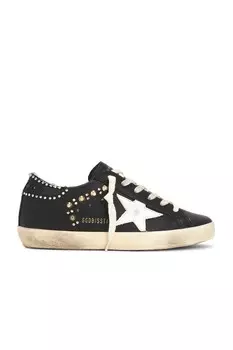 Кроссовки Super Star Golden Goose, цвет Black & White