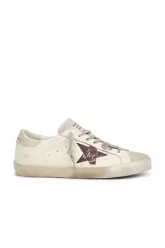 Кроссовки Super-Star Golden Goose, цвет White, Ice, & Brown