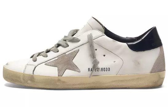 Кроссовки Super-Star с потертостями Golden Goose
