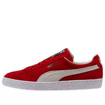 Кроссовки super suede 'red' Puma, красный