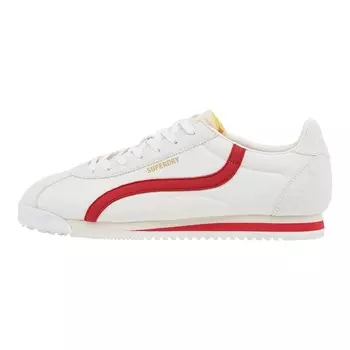 Кроссовки Superdry Vegan Retro Track Runner, ecru/red