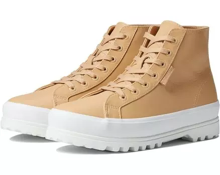 Кроссовки Superga 2341 Alpina Nappaleu, цвет Beige Leather