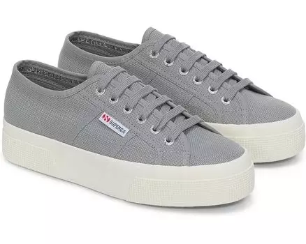 Кроссовки Superga 2740 Platform, цвет Grey Silver