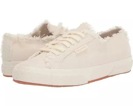 Кроссовки Superga 2750 Fringed Organic Canvas Natural Dye, цвет Organic Cream