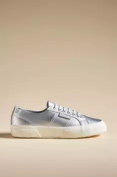 Кроссовки Superga 2750 металлик, серебро