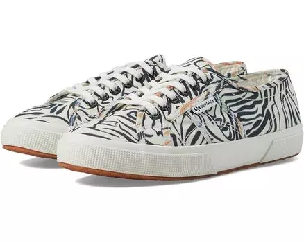 Кроссовки Superga 2750 Zebra Print, цвет Zebra Black/Multicolor
