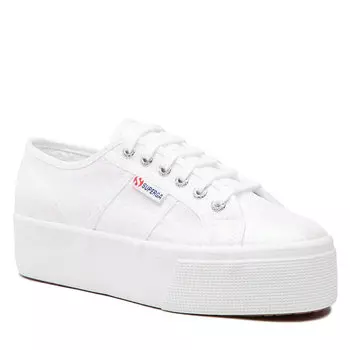 Кроссовки Superga Lame, белый